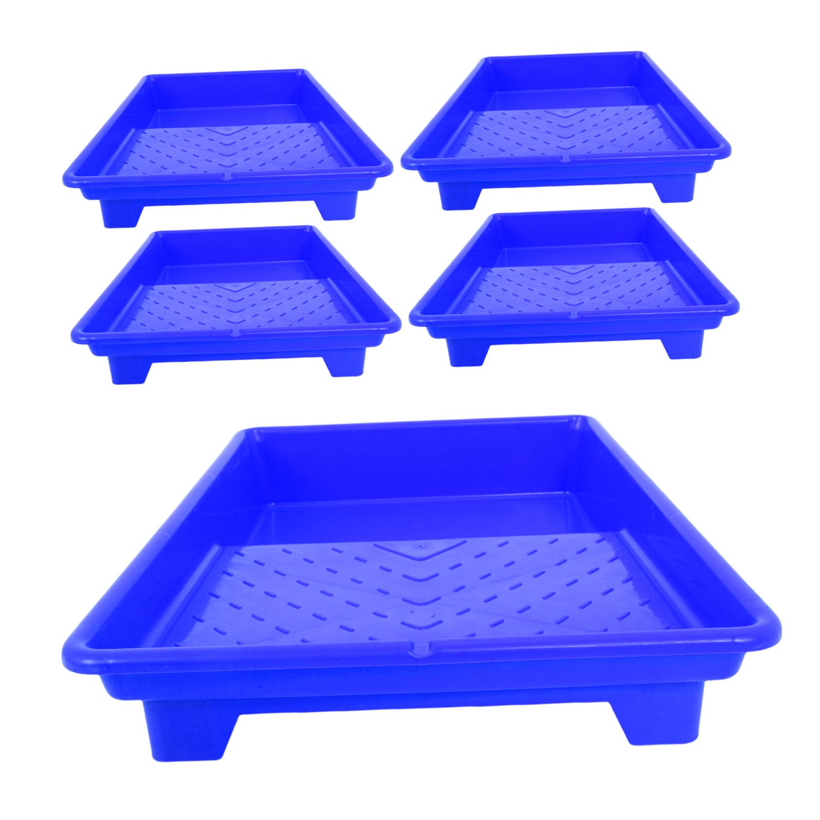 Bandejas plásticas para pintura reutilizables soporte ergonómico mezclar colores bricolaje