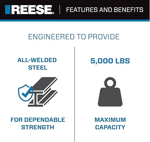 Miniatura 4 de Reese Towpower 21556RAK de 3-14pulgadas. Clase III estándar Clase. Kit de instalación.