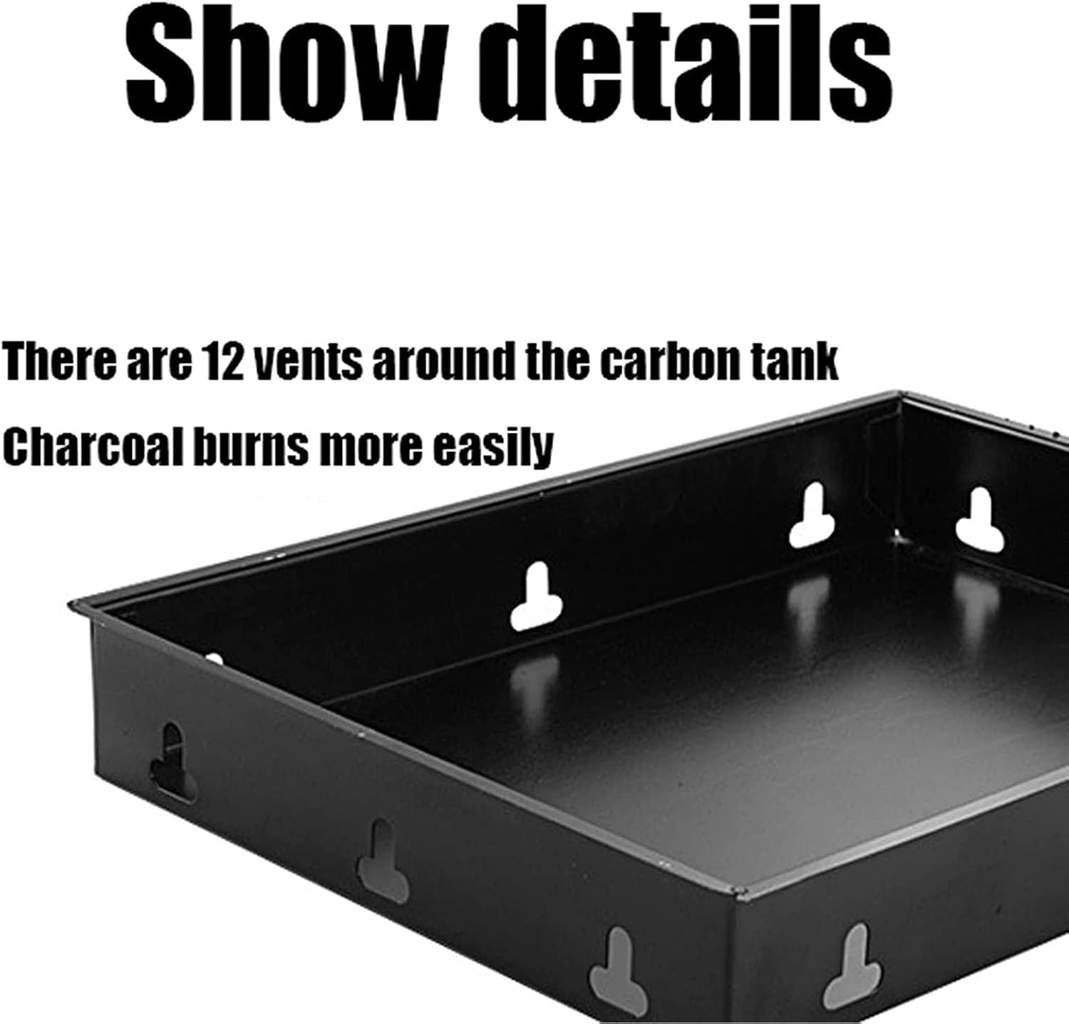 BBQ Portable Foldable Charcoal Grill Desk Stainless Steel BBQ Charcoal Grill for Picnic Garden Patio Camping Travel (Size Small) ()