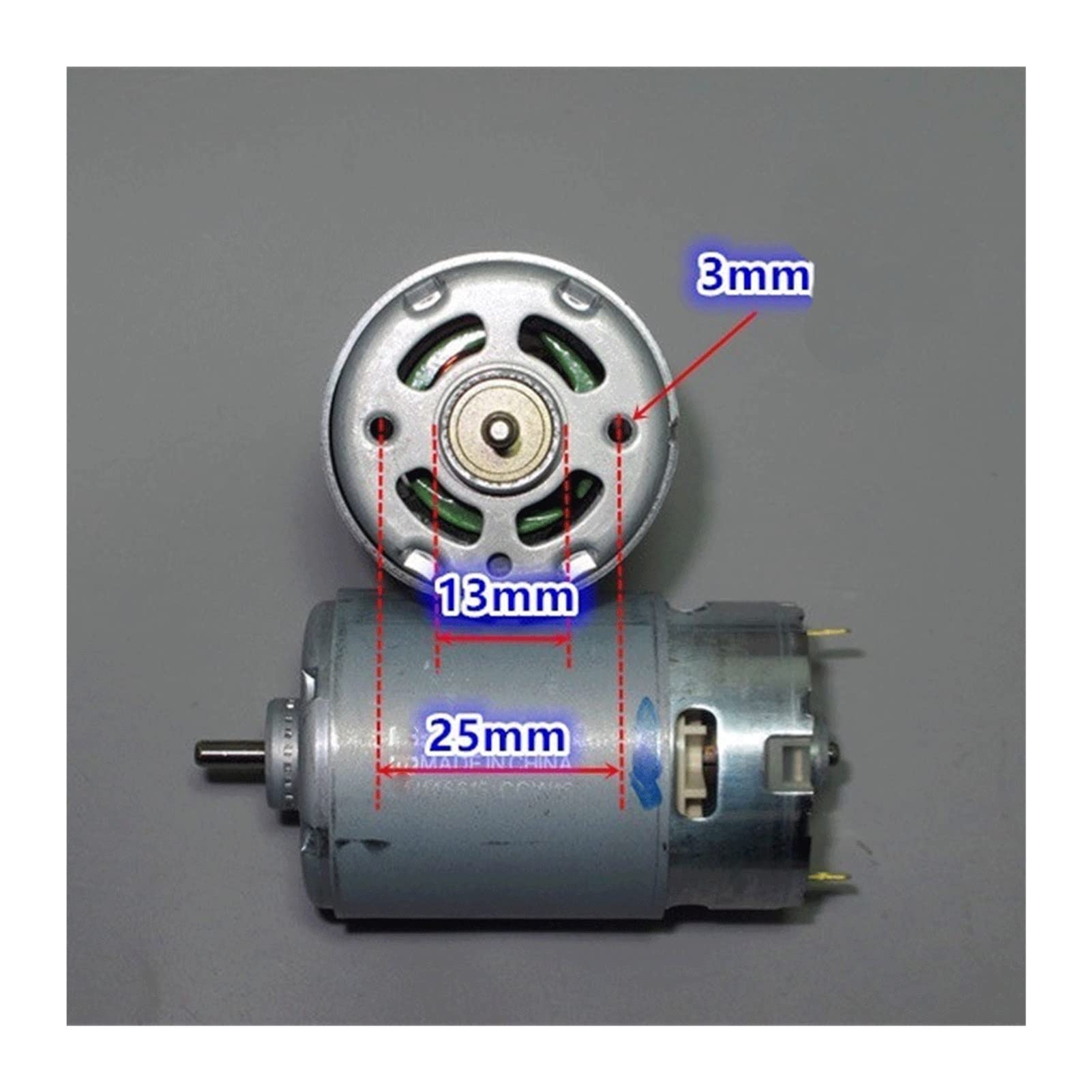Model bezprzewodowy RS-550VC-7527 silnik wiertarki ręcznej DIY piła silnik narzędzia elektryczne silnik 550 DC silnik 5-14 V silnik o dużej prędkości rollplay ręcznie robiony