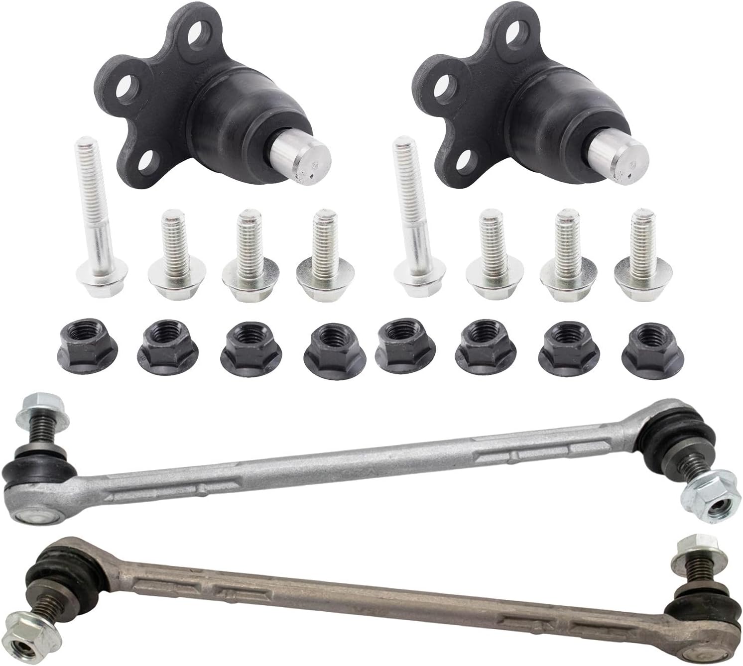 TRQ Front Suspension Kit Ball Joint Sway Bar Stabilizer Link Compatible with 2013-2022 Buick Encore 2015-2022 Chevrolet Trax