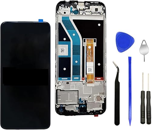Digitalizador LCD DisplayTouch pantalla Asamblea con marco de vivienda reemplazo para OnePlus 1+ Nord N100 BE2015 BE2013 6.52 "+kit de herramientas