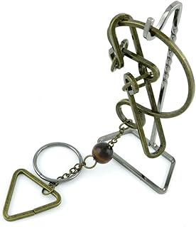 2 pcs Puzzle Game 08071 Steel Cloud Ring Disentanglement Puzzles Toys Jouets