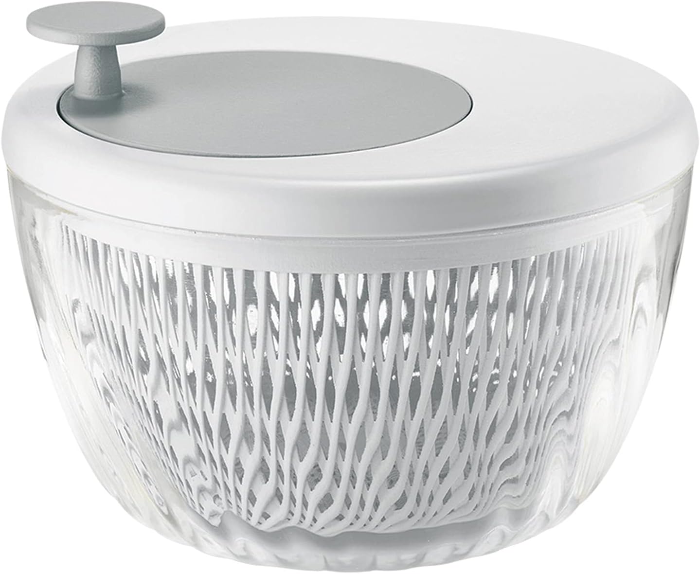 Manuelle Salatschleuder - Gemüsetrockner Mit Kurbel Gelb