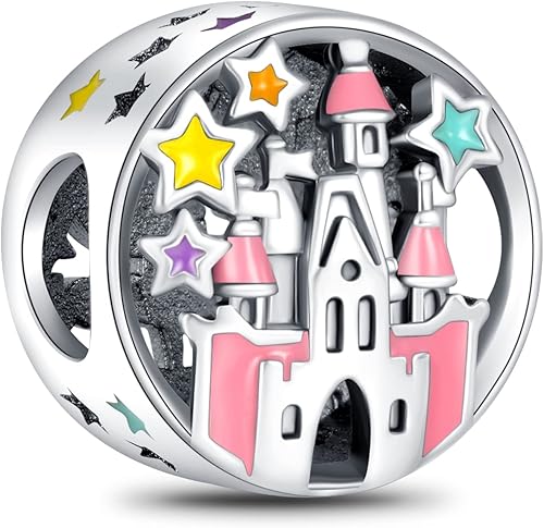 Mickey S925 - Colgante de plata de ley para pulsera y collar