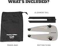 Vista 6 de WHYGOLF Putting System & Putting Thing – Golf Training Aid for Stroke, Accuracy & Green Reading – Adjustable Putting Gates for Home & Green Practice