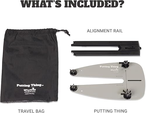 Miniatura 6 de WHYGOLF WHYGOLF Putting Thing  Entrenador de accesorios de golf para mejorar la precisión del putt  Práctica ecológica  Putter de golf Ayuda de