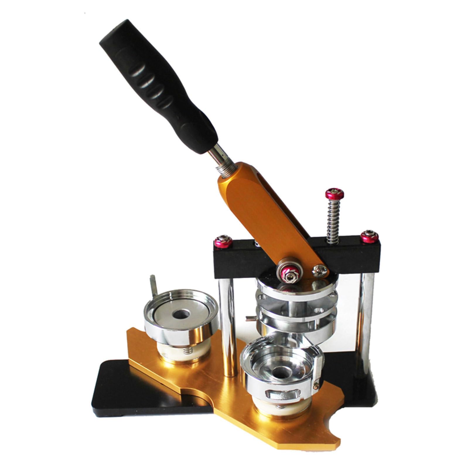 Kit de Máquina para Hacer Botones Redondos: Máquina para Hacer Botones de Varios Tamaños: 100 Juegos de Piezas para Botones, Máquina para Hacer Pines, Prensa para Pines,56mm