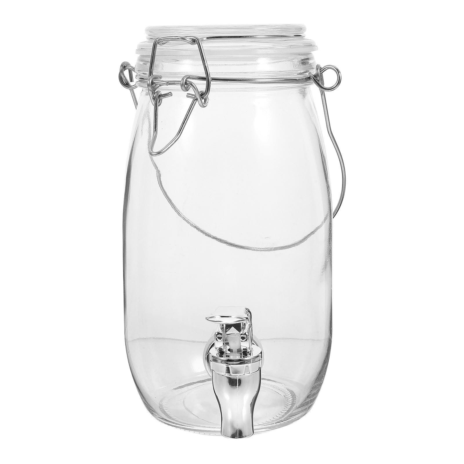 Distributeur de boissons pour buffet et jardin en verre avec robinet 1,5l
