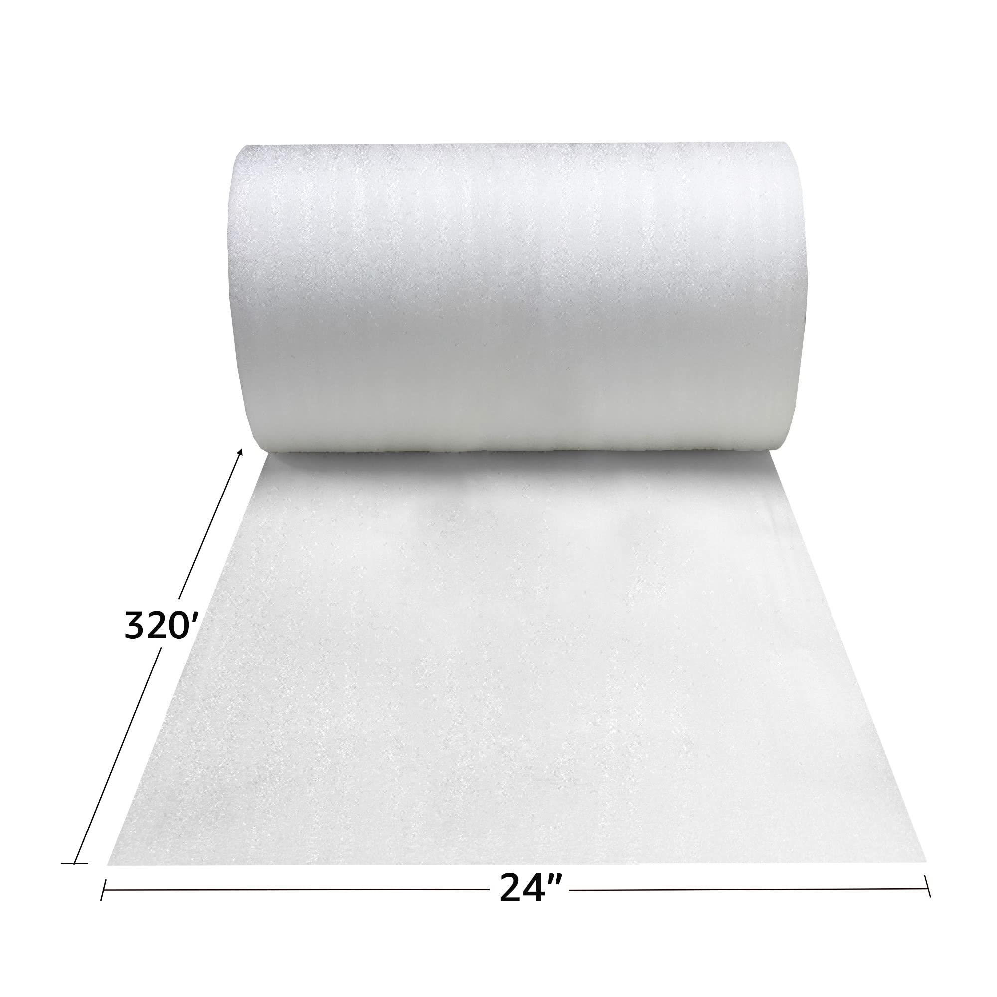 Supply Hut Perforated Micro Foam Wrap Roll, 1/4 In X 24 In X 200 Ft - Foto 11