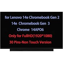 14.0" Screen Replacement for Lenovo 14e Chromebook Gen 2 3 Chrome 14APO6 LCD Display 30pin FullHD 1920 * 1080 Non Touch