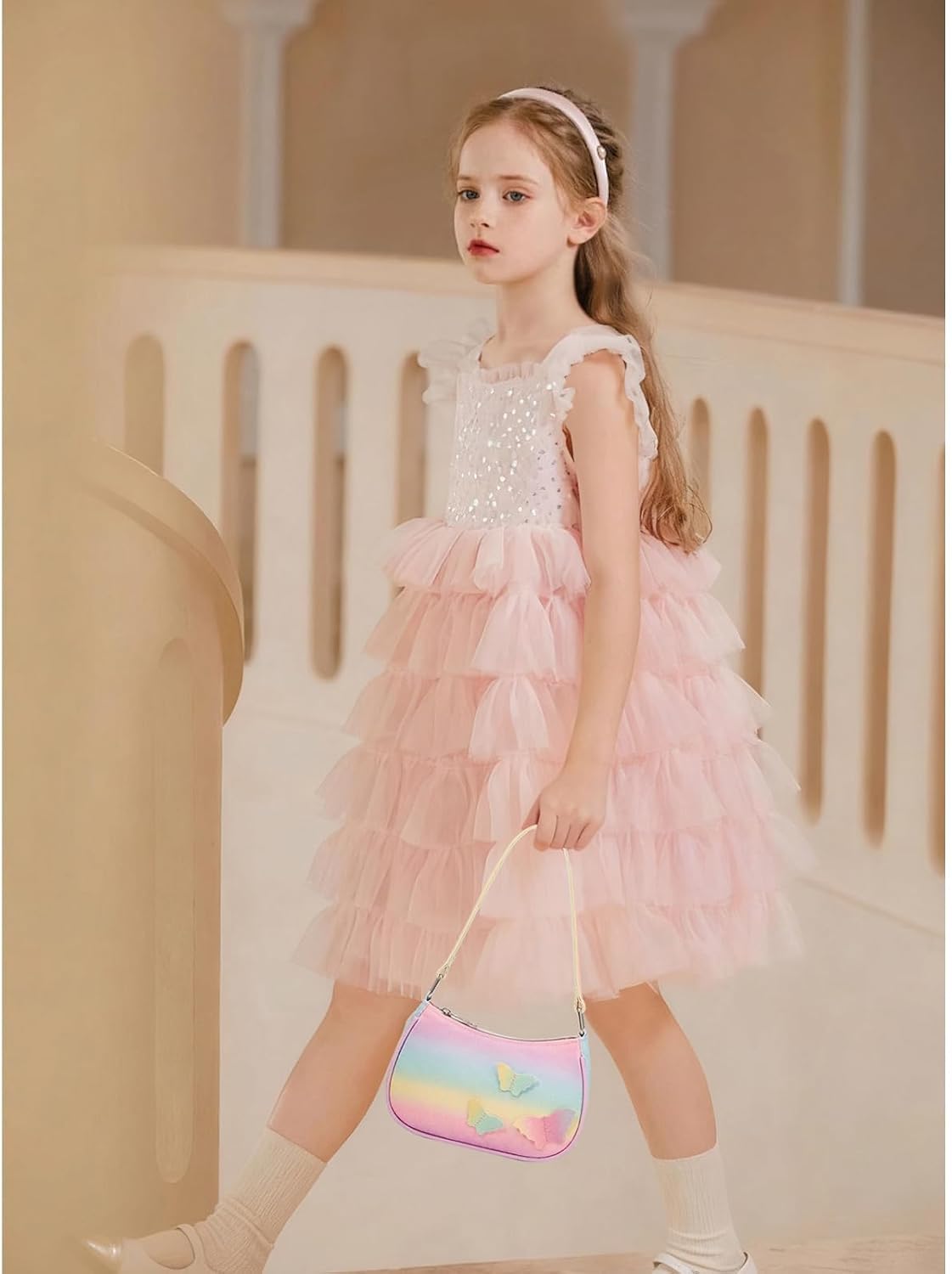 Toddler Purses Little Girls Purse Kids Handbag Shoulder Bag Birthday Gift for 2 3 4 5 6 7 8 Year Old Girl