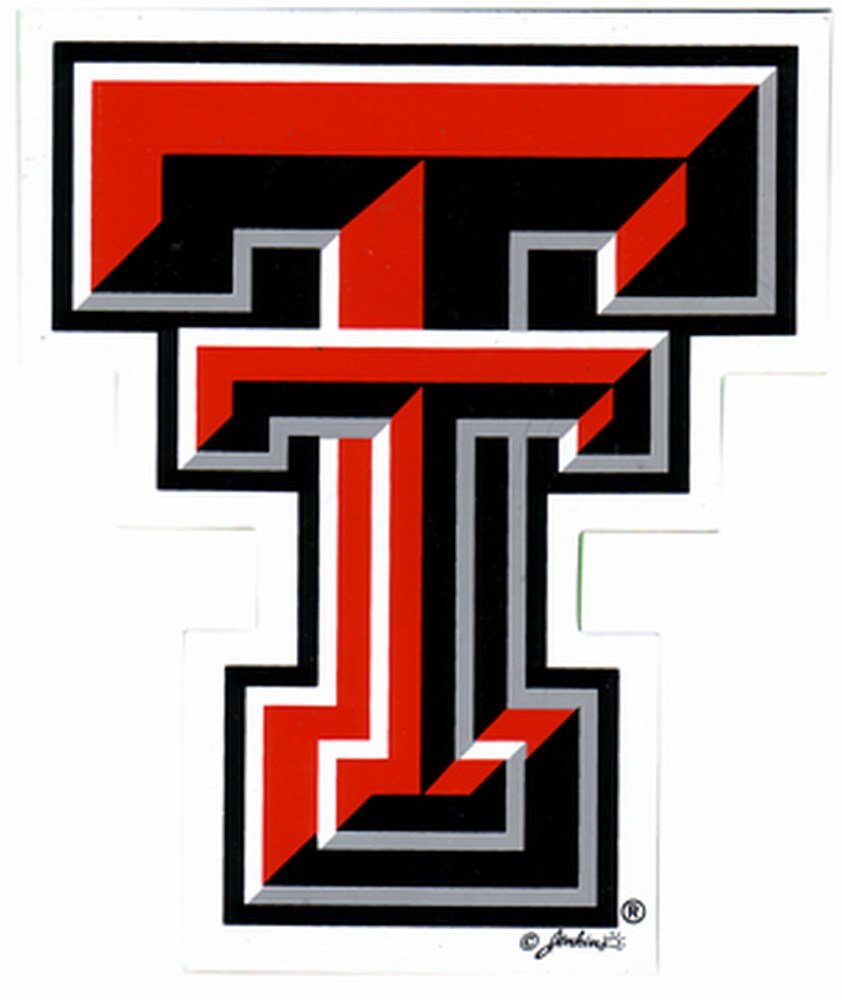 NCAA Texas Tech Red Raiders Car Magnet Sm