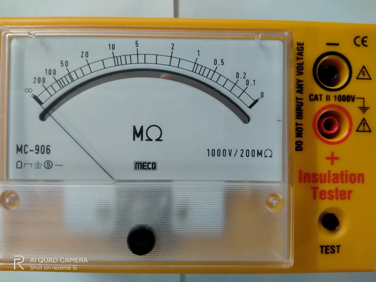 Meco Mc 906 0 to 200m Ohms Analog Insulation Tester (B01GI07OEA) Amazon Price History, Amazon Price Tracker