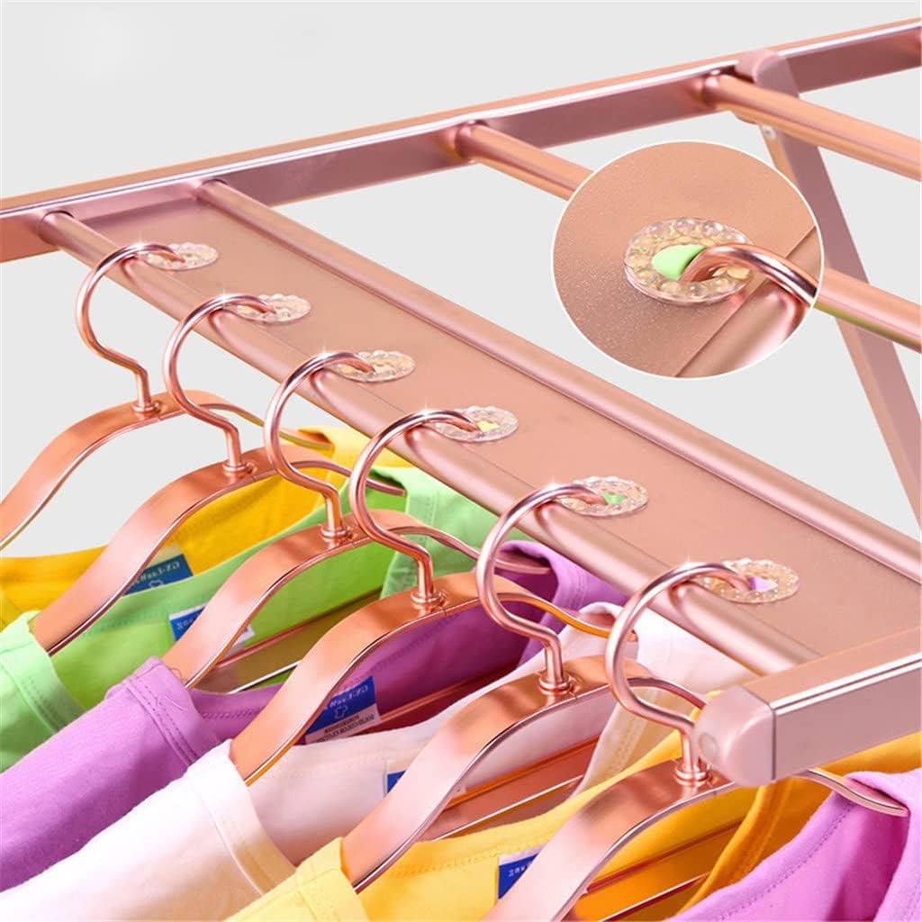 FMURY Aluminum Alloy Clothes Drying Hanger Floor Folding Clothes Rack Indoor Balcony Home Baby Clothes Drying Quilt Hanger image 5