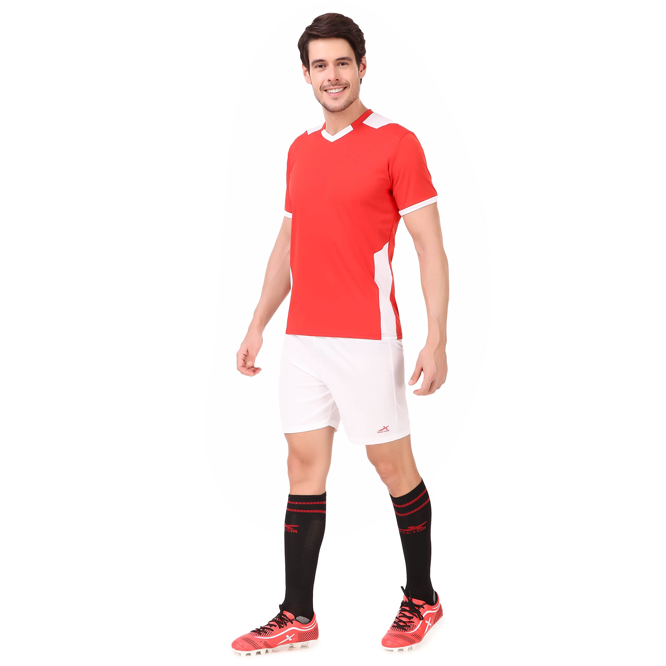 Vector-X OSS-146 Soccer Jersey Set (Red) 2