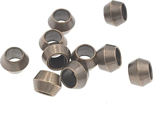 10 cuentas de cordón de latón para cuchillos, cuerda de paracaídas, EDC vintage para hombre, cuentas de barba, pulsera artesanal para bricolaje,