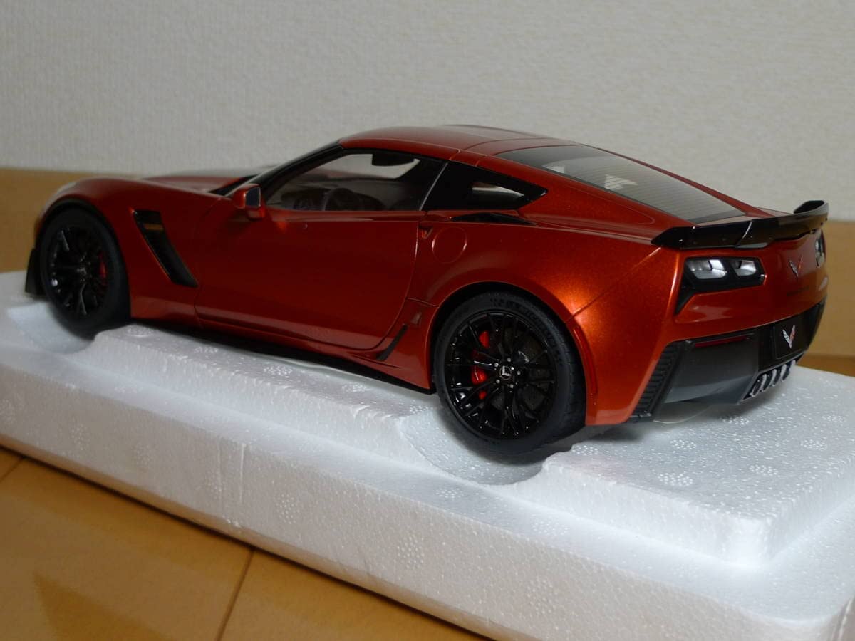 Amazon.co.jp: オートアート コルベット C7 Z06 オレンジ 1/18 : おもちゃ