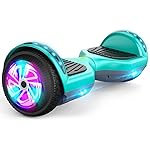 FLYING-ANT Self Balance Scooter 6.5 with Speaker and LED Lights Red