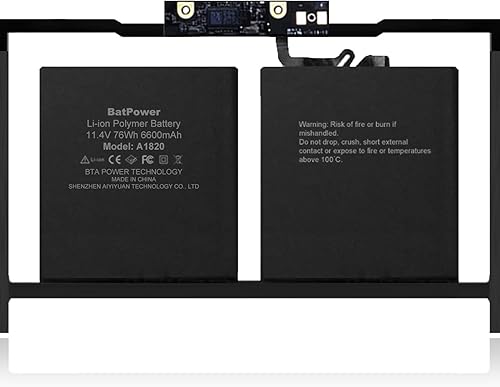 Miniatura 3 de BatPower A1820 - Batería de repuesto para computadora portátil Apple de finales de 2016 a mediados de 2017 MacBook Pro de 15 pulgadas Touch Bar