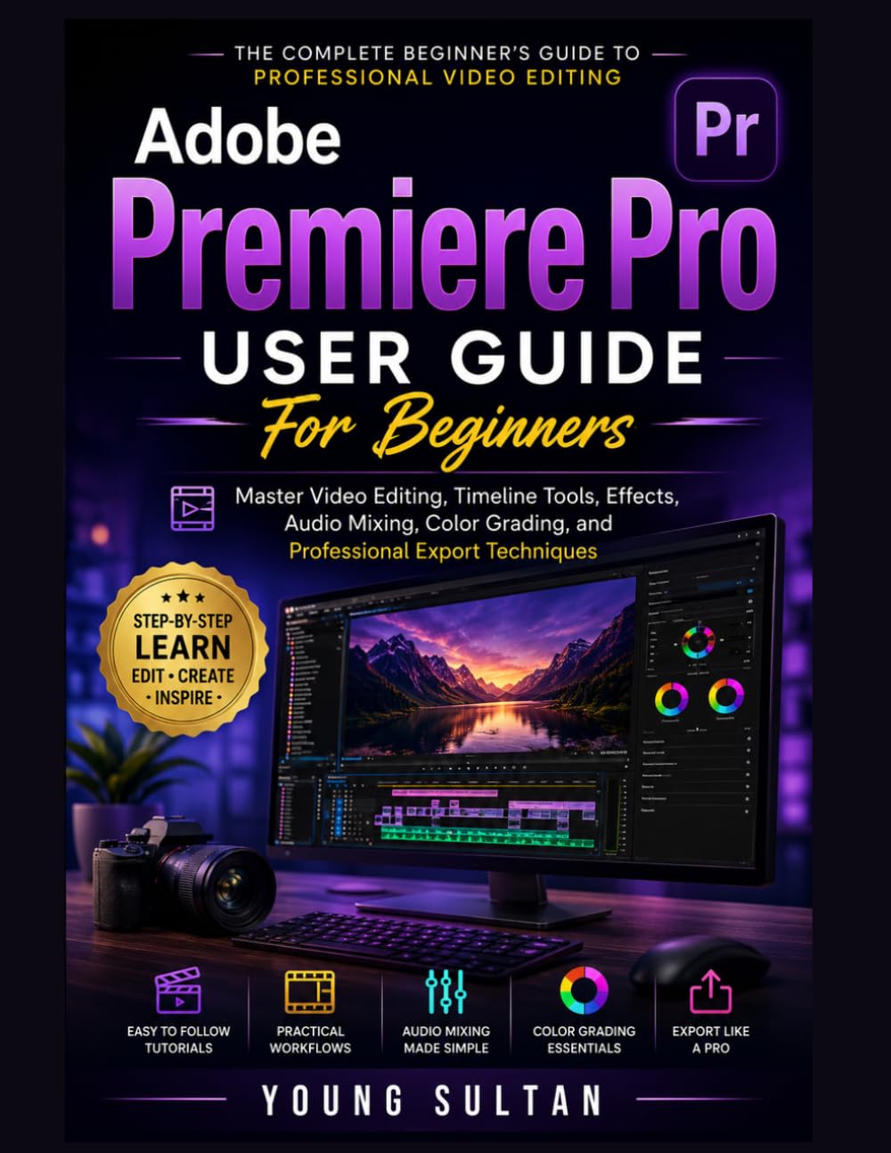 Adobe Premiere Pro User Guide For Beginners: Master Video Editing, Timeline Tools, Effects, Audio Mixing, Color Grading, and Professional Export Techniques