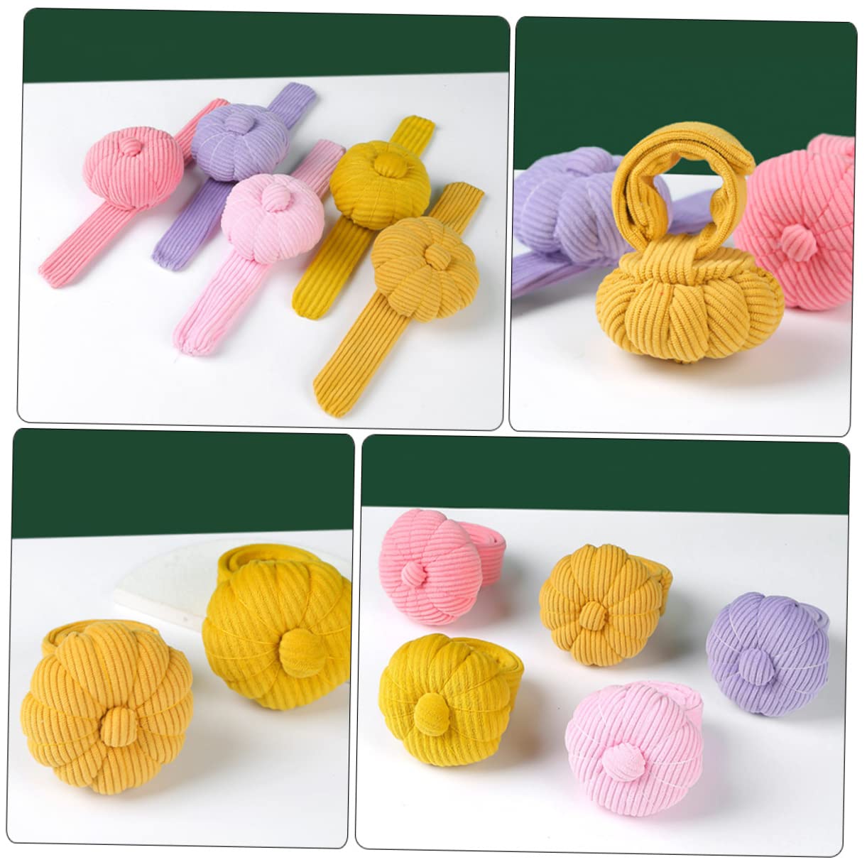 Lurrose 5piezas Alfiletero Portátil Diseño De Calabaza Cojín Para Agujas De Coser Práctico Para Manualidades Casa