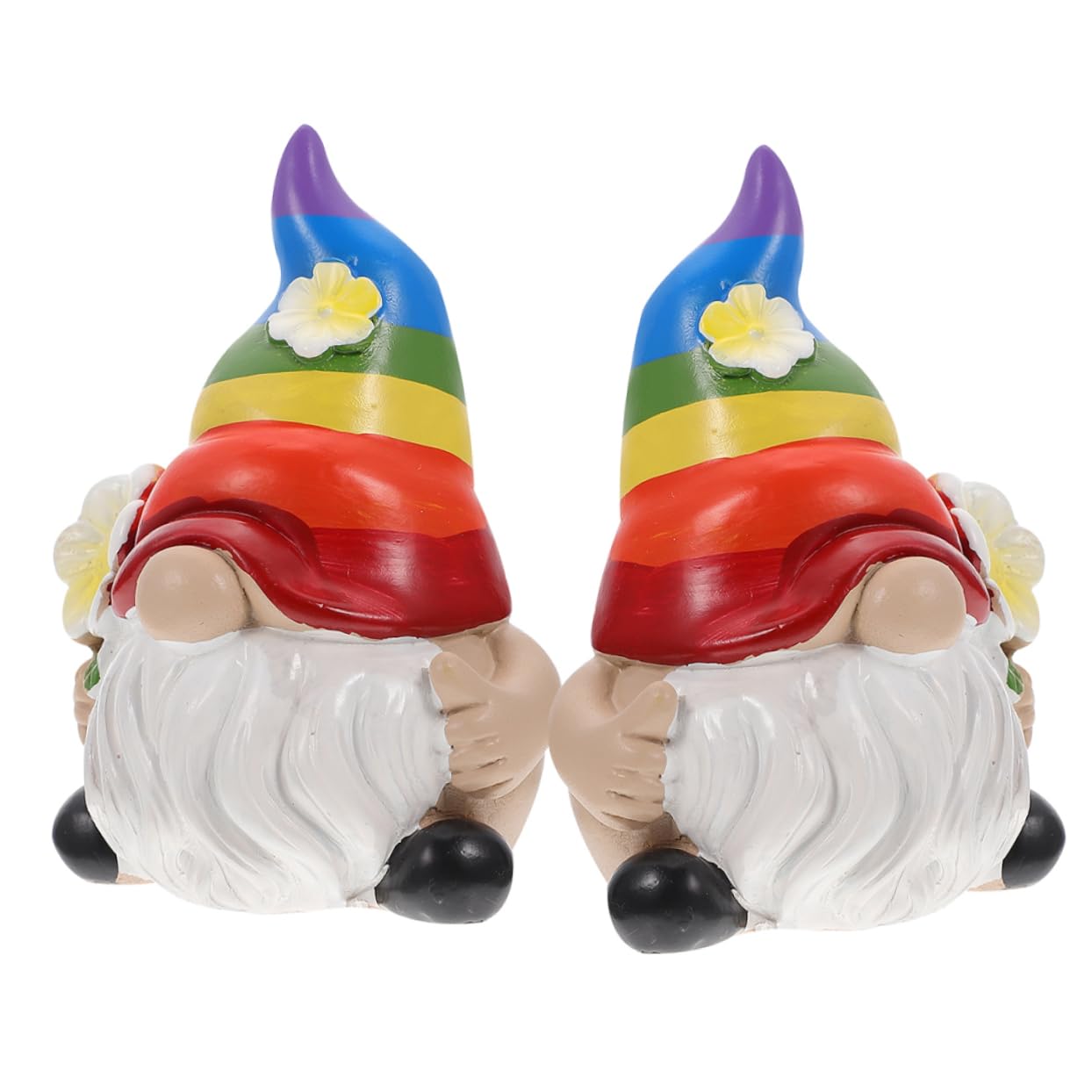 ifundom 5 Sätze Lustige Gartenzwerge Wetterfeste Gartenfiguren Dekorative GNOME Für Garten Outdoor Deko Für Gartenliebhaber 2 Stück * 5