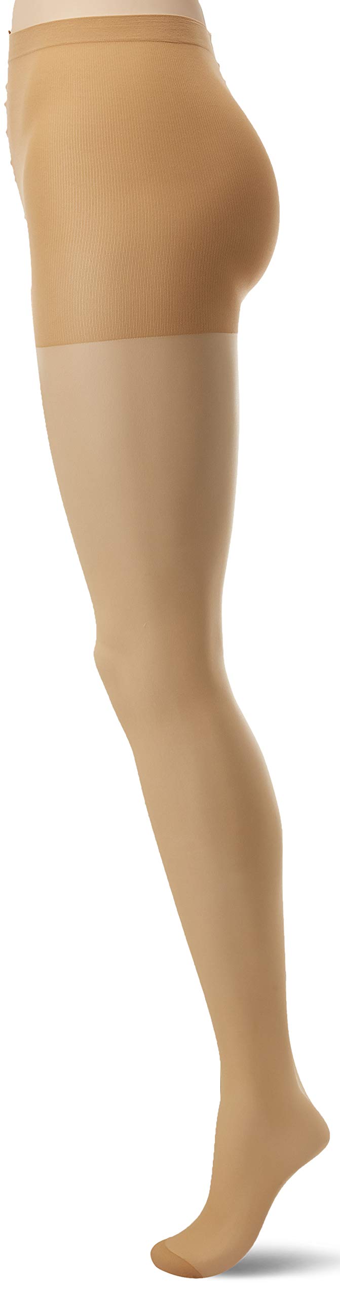 Charnos Women's 1pp 10 Denier Run Resist Tights, Beige (Natural Tan), L UK