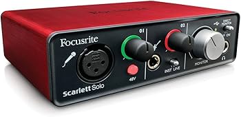 Amazon.com: Focusrite Scarlett Solo Compact (1st Gen) USB Audio