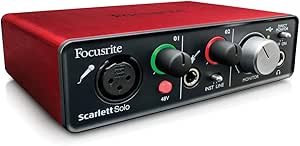 Focusrite Scarlett Solo Compact (1st Gen) USB Audio Interface