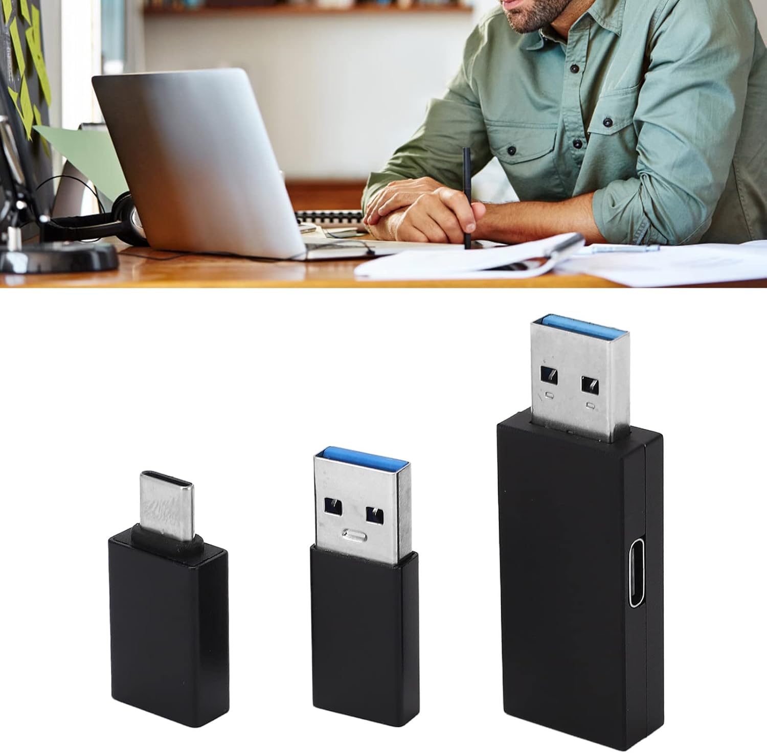 USB3.0 USB2.0 Type C Ground Loop Noise Isolator USB Power Noise Filter Eliminate The Buzzing Noise Aluminum Alloy Audio Ground Loop for Car Audio/Home Stereo System