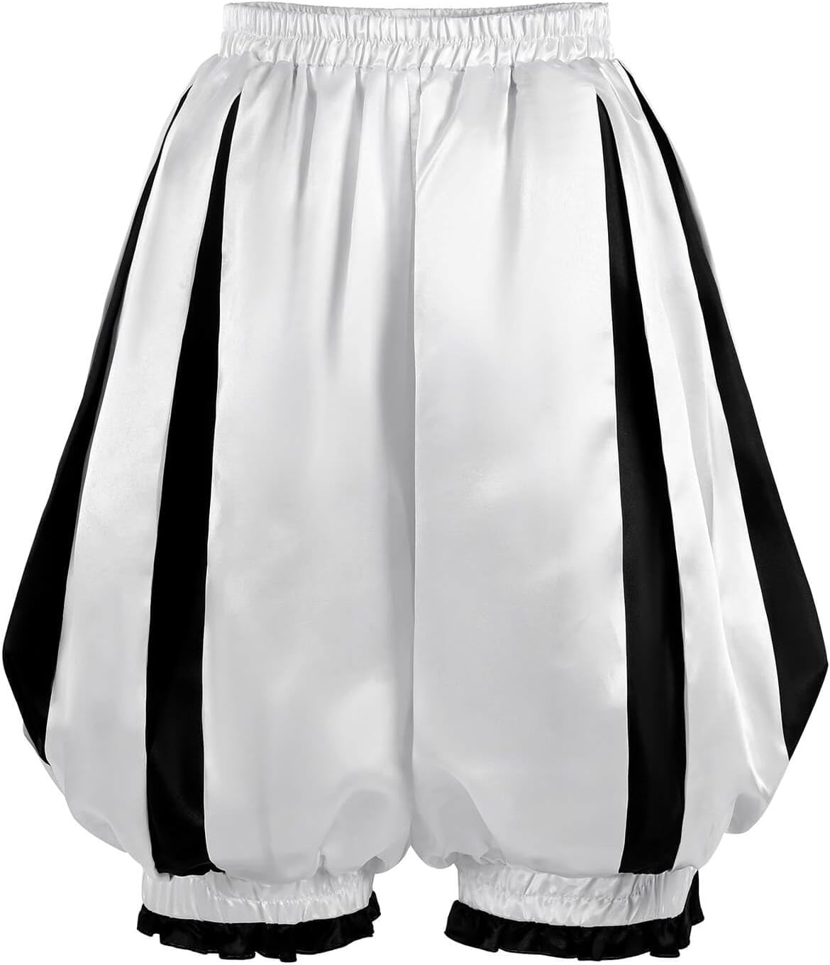 Nuoqi Black White Bloomer for Women Clown Shorts Pants Adult Victorian Pantaloons
