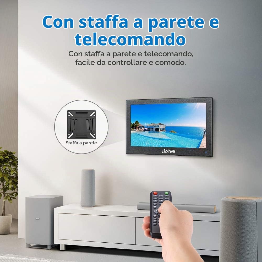 11.6 pollici Monitor CCTV Display Sicurezza Schermo telecamera di sicurezza Multifunzione HDMI AV BNC VGA Ingresso interfaccia USB monitor del computer 1920 x 1080 Full HD
