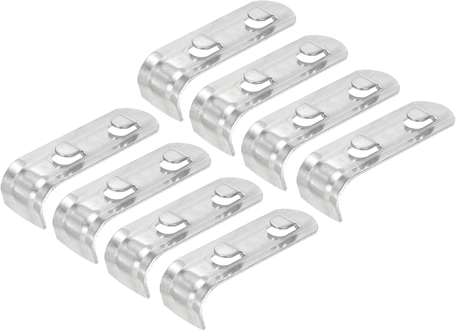 MECCANIXITY Freezer Shelf Clips, Refrigerator Clip Kits Cooler Shelf Support 2.52x0.71x0.67inch for Home Use Pack of 6