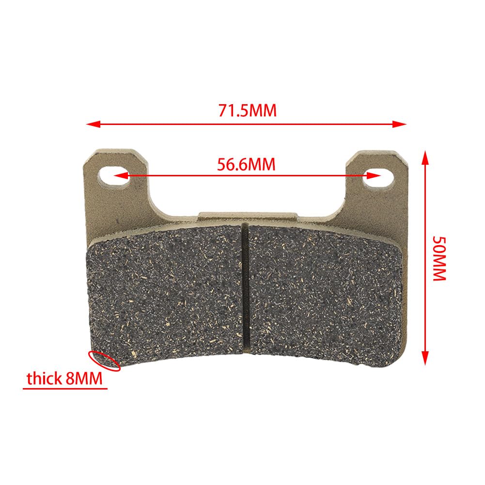 Lirun 1 Pair FA379 Front Brake Pad For KAWASAKI Z 900, ZX10R, Z