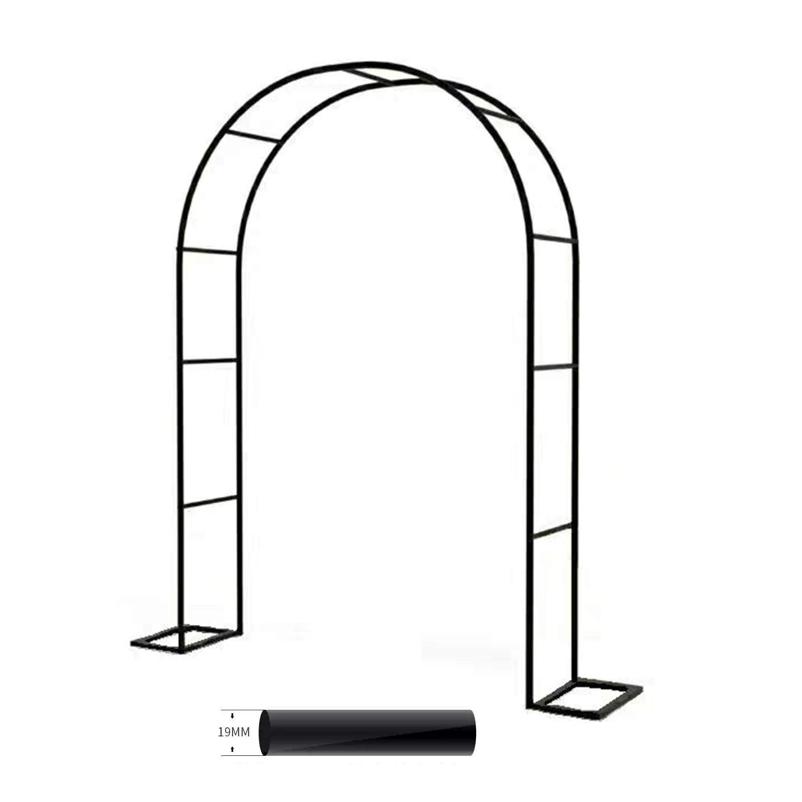 Arche en métal pour rosier de jardin et plantes grimpantes treillis stable et robuste