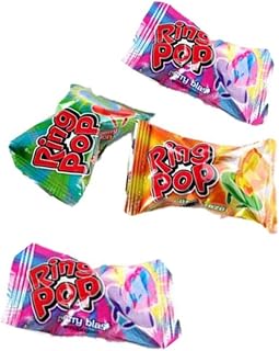Ring Pop "Twisted" Flavors - Gift Packs by Lyza's Sweets & Treats (Pack of 4)