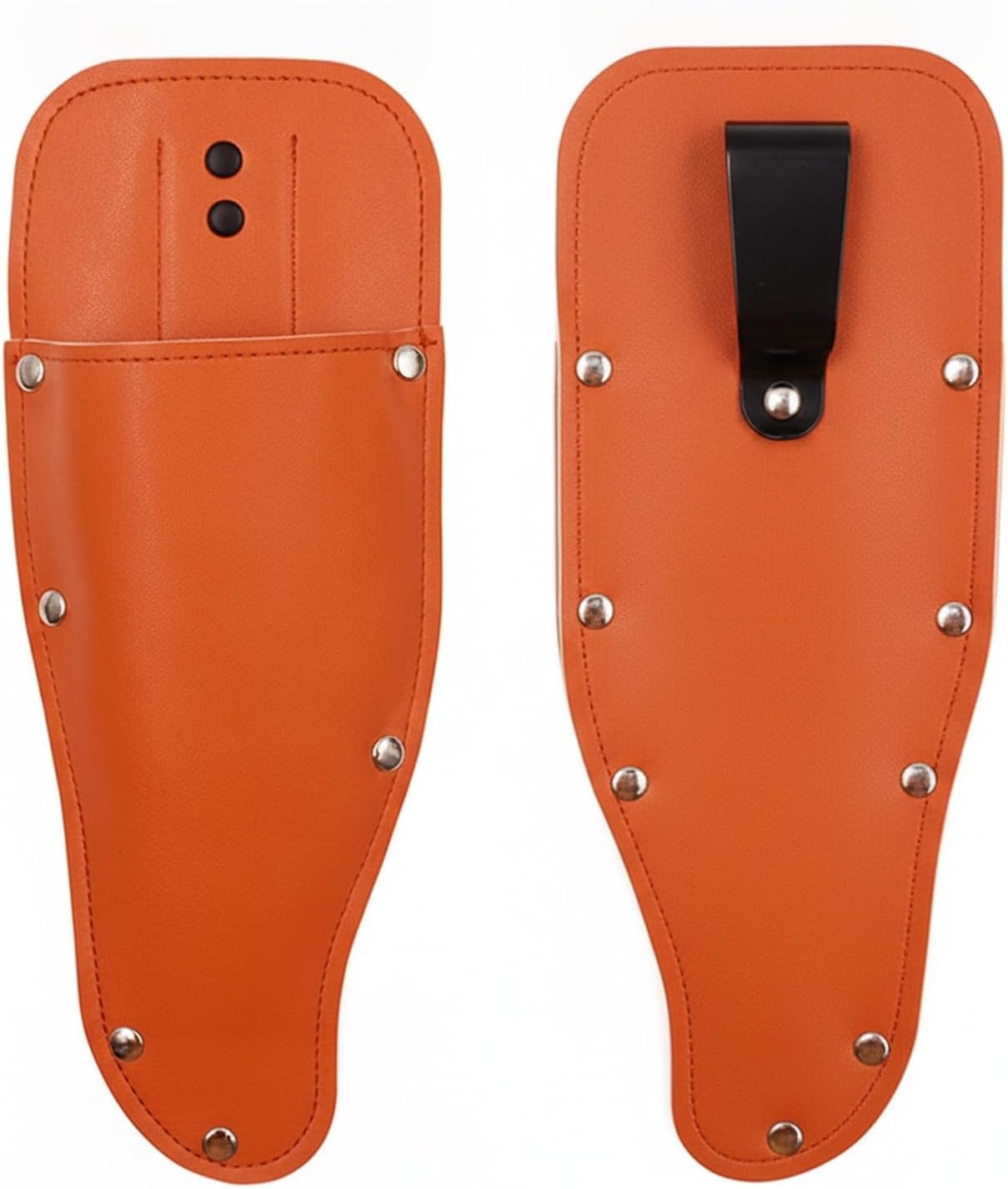 0.39-Inch Slim PU Leather Garden Tool Sheath, Waist Holster for Handheld Garden Implements