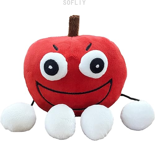 SOFLIY Shovelware - Juguete de peluche para el cerebro, la muñeca de peluche suave de Apple para regalos de fanáticos, cumpleaños, Halloween,