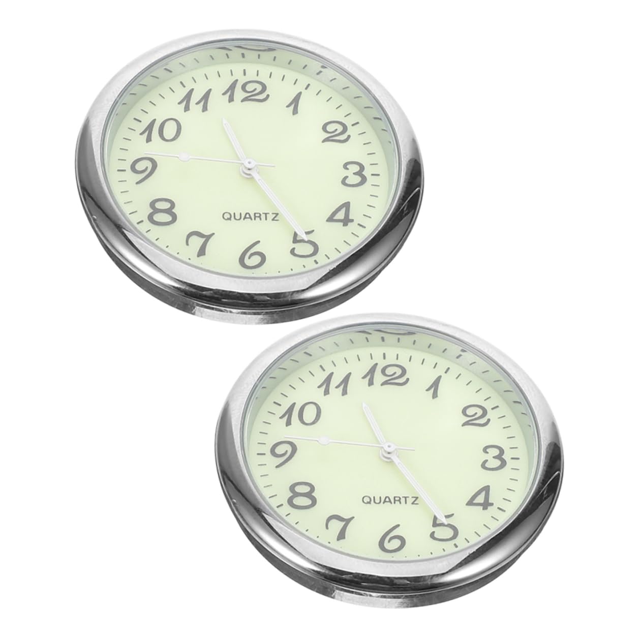 iplusmile 10piezas Reloj De Coche Luminiscente De Reloj De Tablero De Automóvil Para Salpicadero Instalación y Vehículos