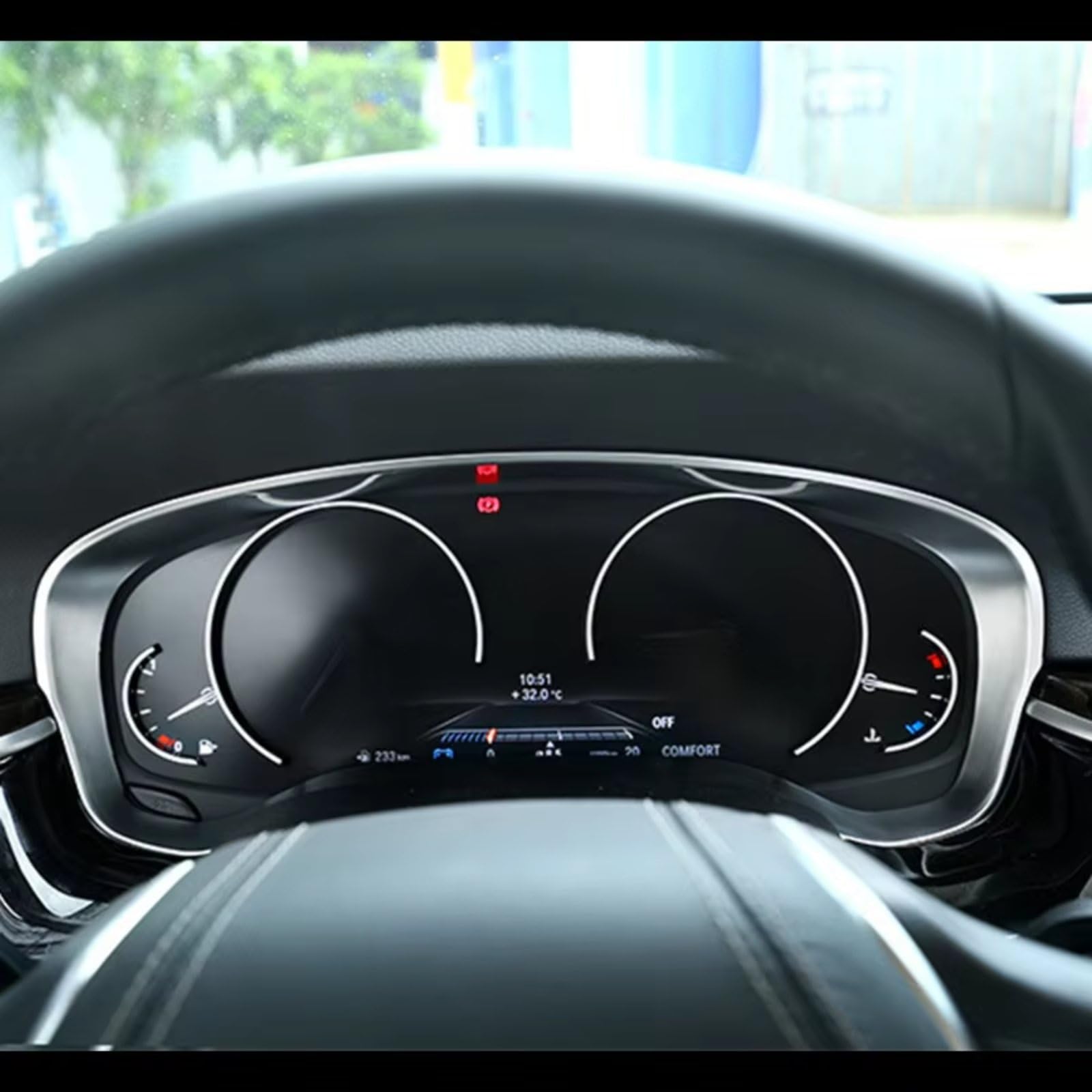 Innen Zierleisten Für 5 Series G30 2018-2022 Auto-Innenraum-Auto-Styling-Konsole Dashboard Tacho Rahmen Dekoration Abdeckung Trim(Carbon fiber style)
