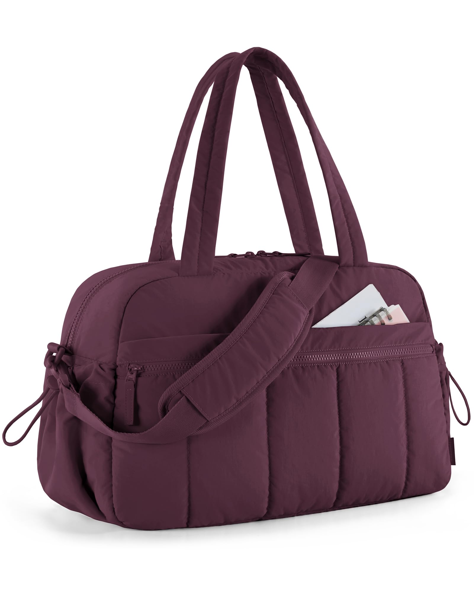 BAGSMART 24L Womens Gym Bag Weekend Travel Overnight, Underseat Cabin Bag
