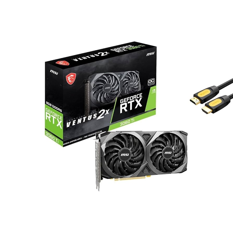 GeForce RTX 3060Ti LHR MSI 2ファン GeForce RTX™ 3060 Ti TWIN FAN OC