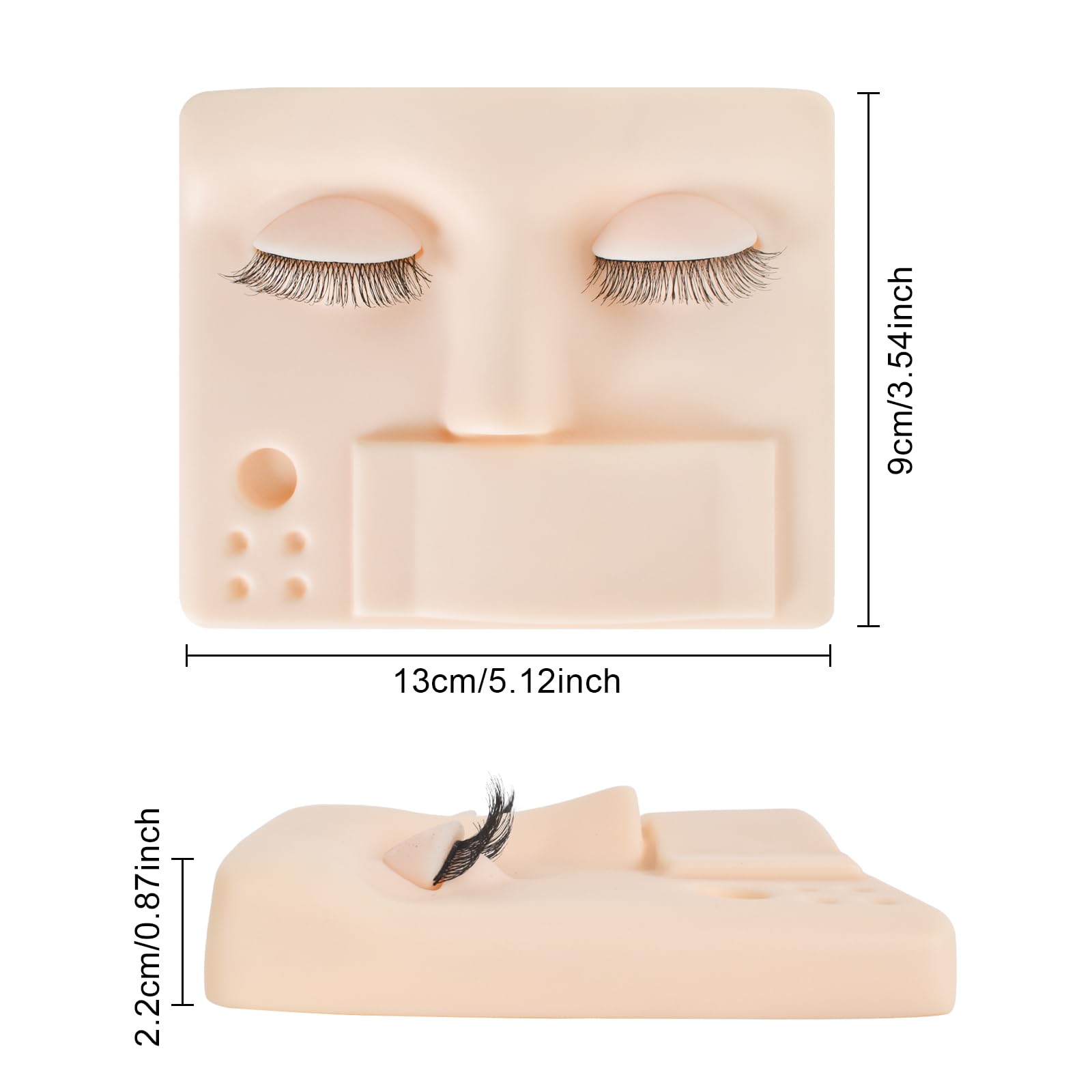 Lash Mannequin Head, Eyelash Extension Mannequin Head, Realistic Makeup Mannequin Head - Image 2
