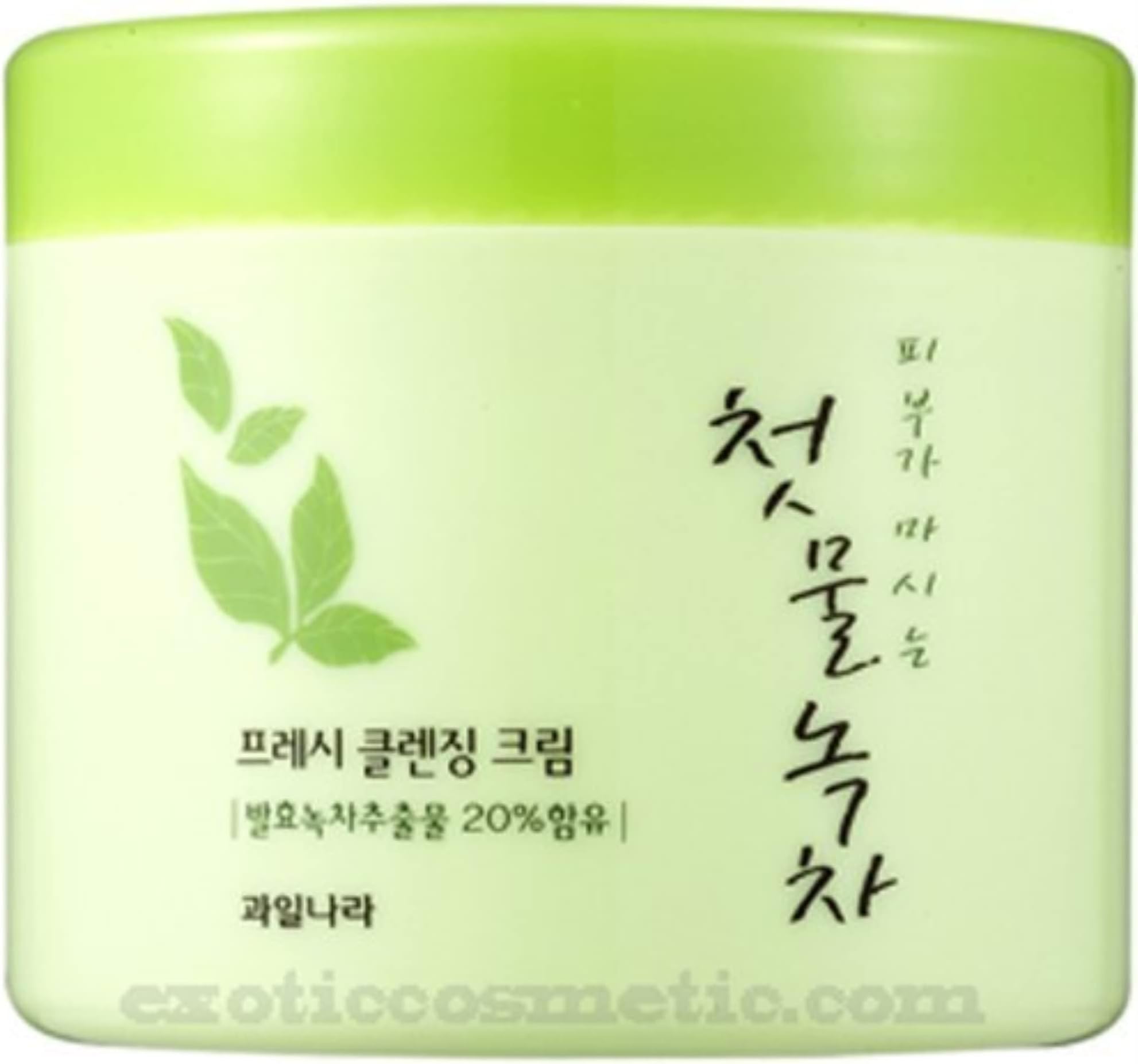 The First Green Tea Natural Facial Cleansing Cream (Fermented Green Tea)
