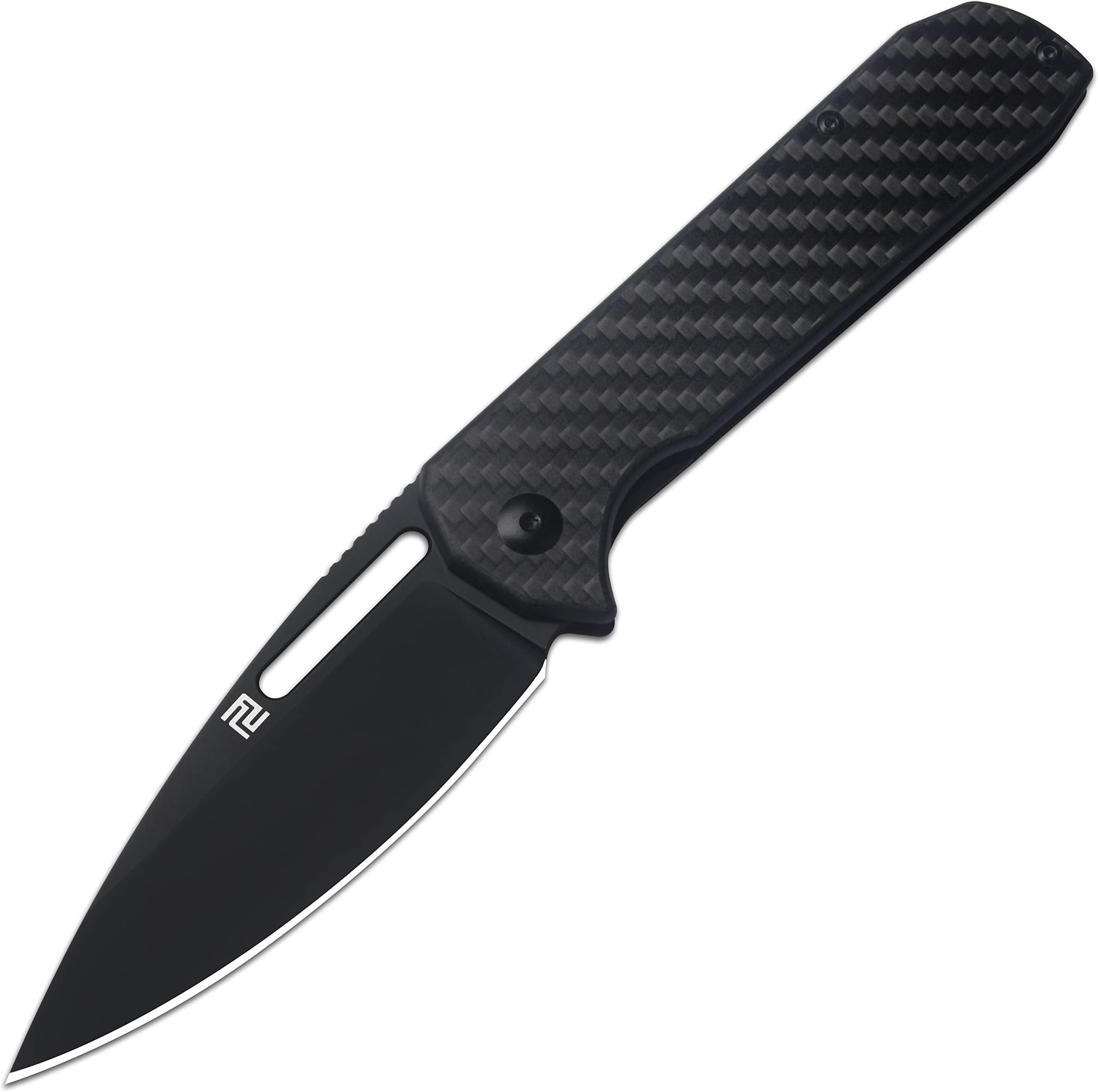 ARTISANCUTLERYFolding Knife ARION (1843P) AR-RPM9 Powder Steel Black PVD Coating Blade Carbon Fiber Handle Pocket Knife EDC Knife Christian Ortiz Designer Knives