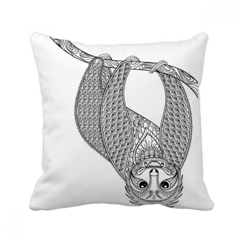 Coussin oreiller motif chat multicolore de décoration canapé 40x40cm