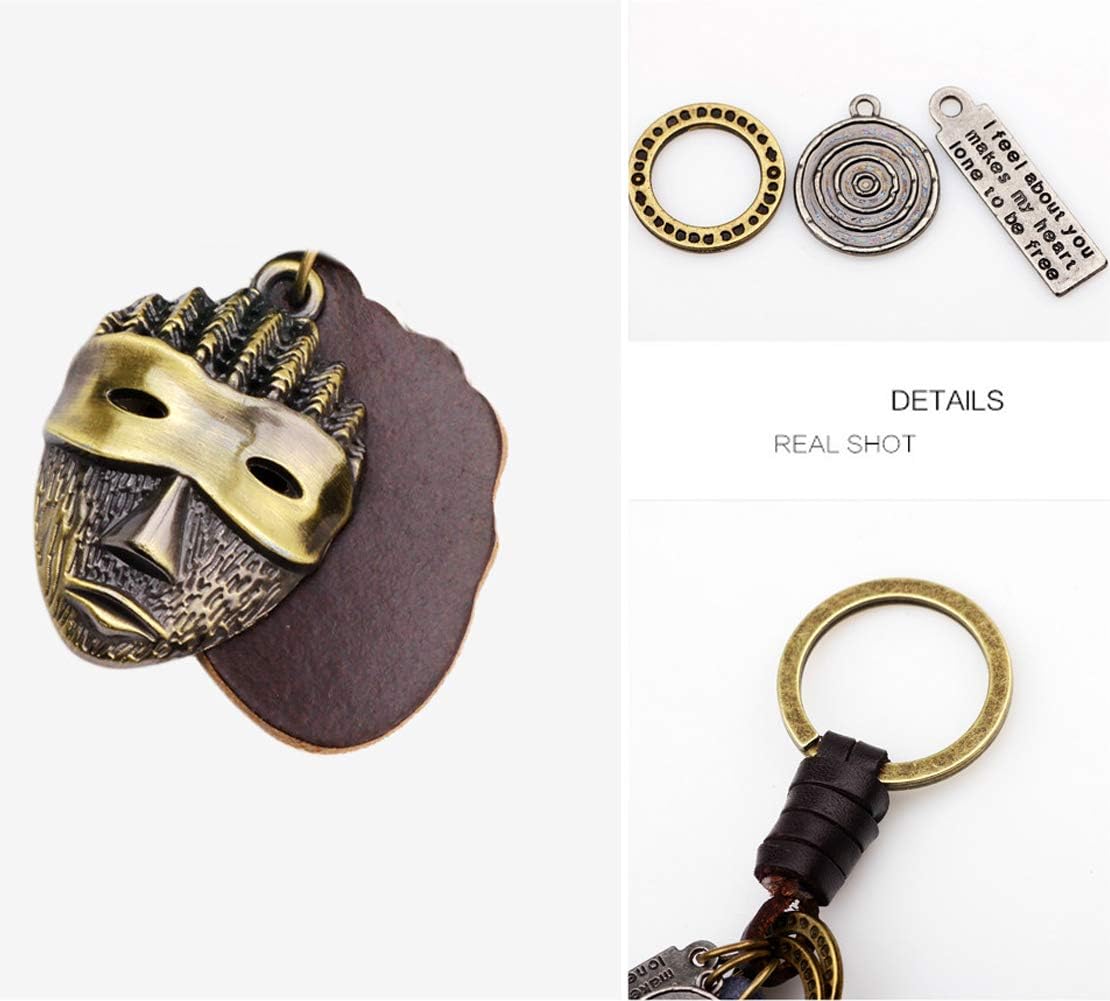 LKMY Samurai Sword/Shield/Mask Keyring Gift, As Picture, AS PICTURE - Image 4