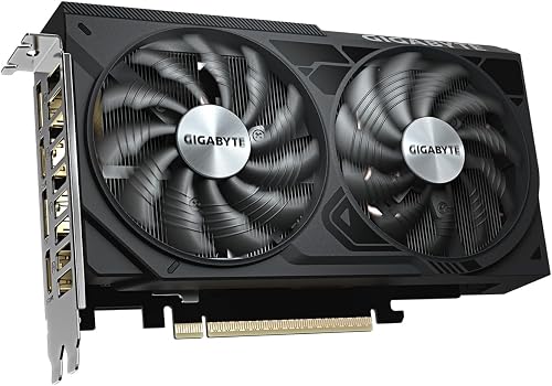Gigabyte GeForce RTX 5050 WINDFORCE OC V2 8G Scheda Grafica - 8GB GDDR6, 128bit, PCI-E 5.0, 2572MHz Frequenza core, 2 x DP, 2 x HDMI, NVIDIA DLSS 4, GV-N5050WF2OCV2-8GD - 3