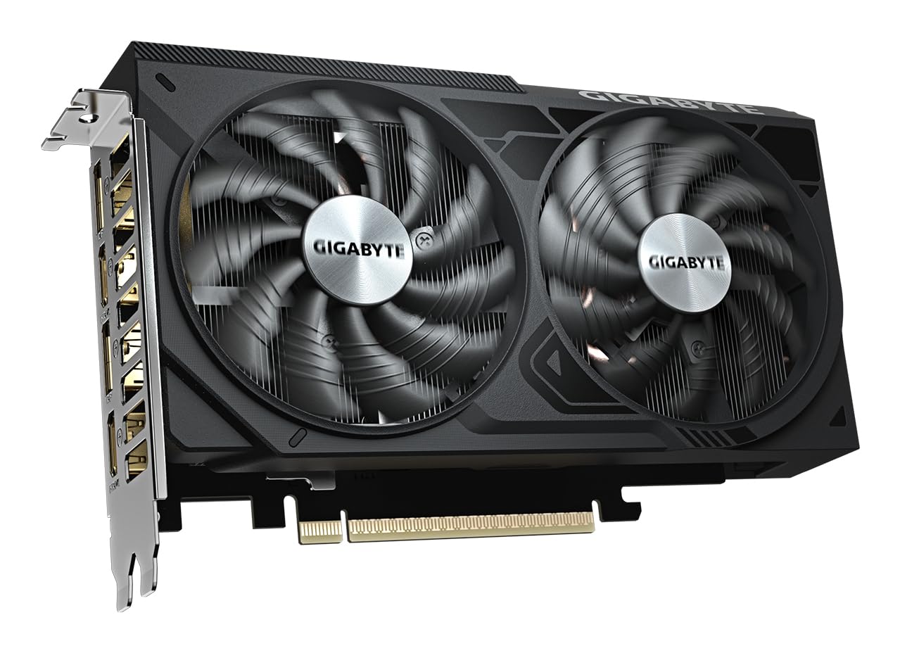 GIGABYTE Karta graficzna GeForce RTX 5050 WINDFORCE OC V2 8G - 8 GB GDDR6, 128bit, PCI-E 5.0, 2572 MHz Core Clock, 2 x DP, 2 x HDMI, NVIDIA DLSS 4, GV-N5050WF2OCV2-8GD